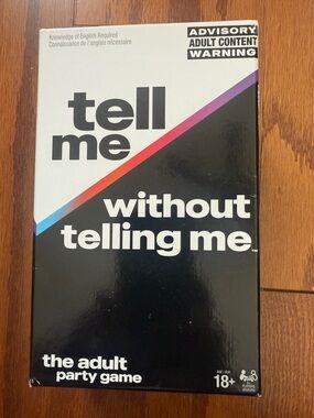 Tell Me Without Telling Me NSFW Adult Party Game NEW Sealed 18+ Card Game
